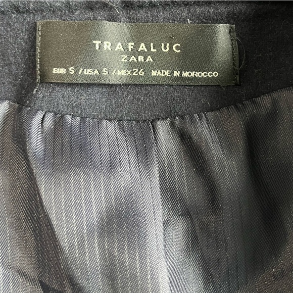 Zara Trafaluc Tartan Moto Zip Front Jacket - Picture 5 of 5